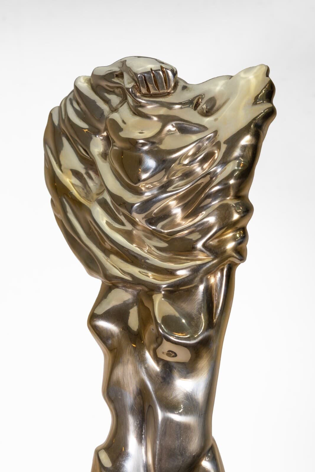 Oshra Michan D'Argenta Sensuality Signed Contemporary Figurative Sculpture 1990s - Thumbnail 5