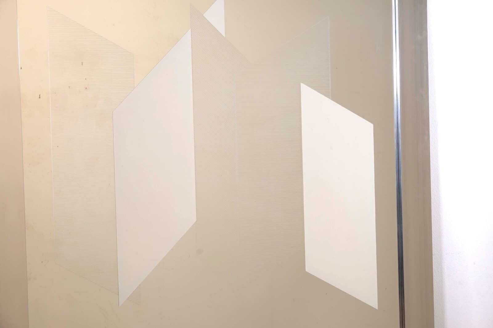 Greg Copeland #633 Signed Modern Geometric Op Art Space Age Mirror Framed 1970s - Thumbnail 3