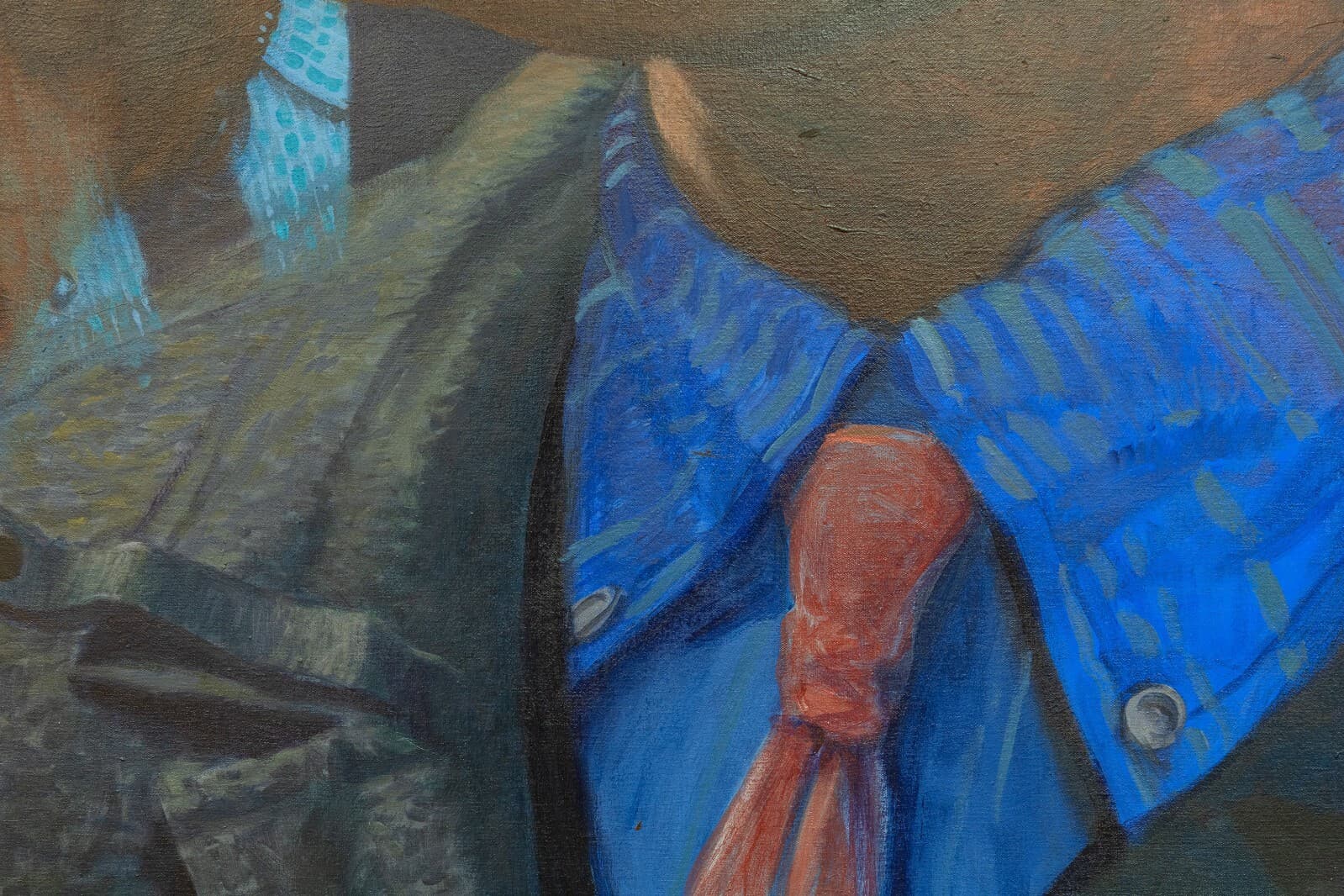 Robert Birmelin Signaling - The Displacement Signed Acrylic Painting 1985-86 - Thumbnail 9