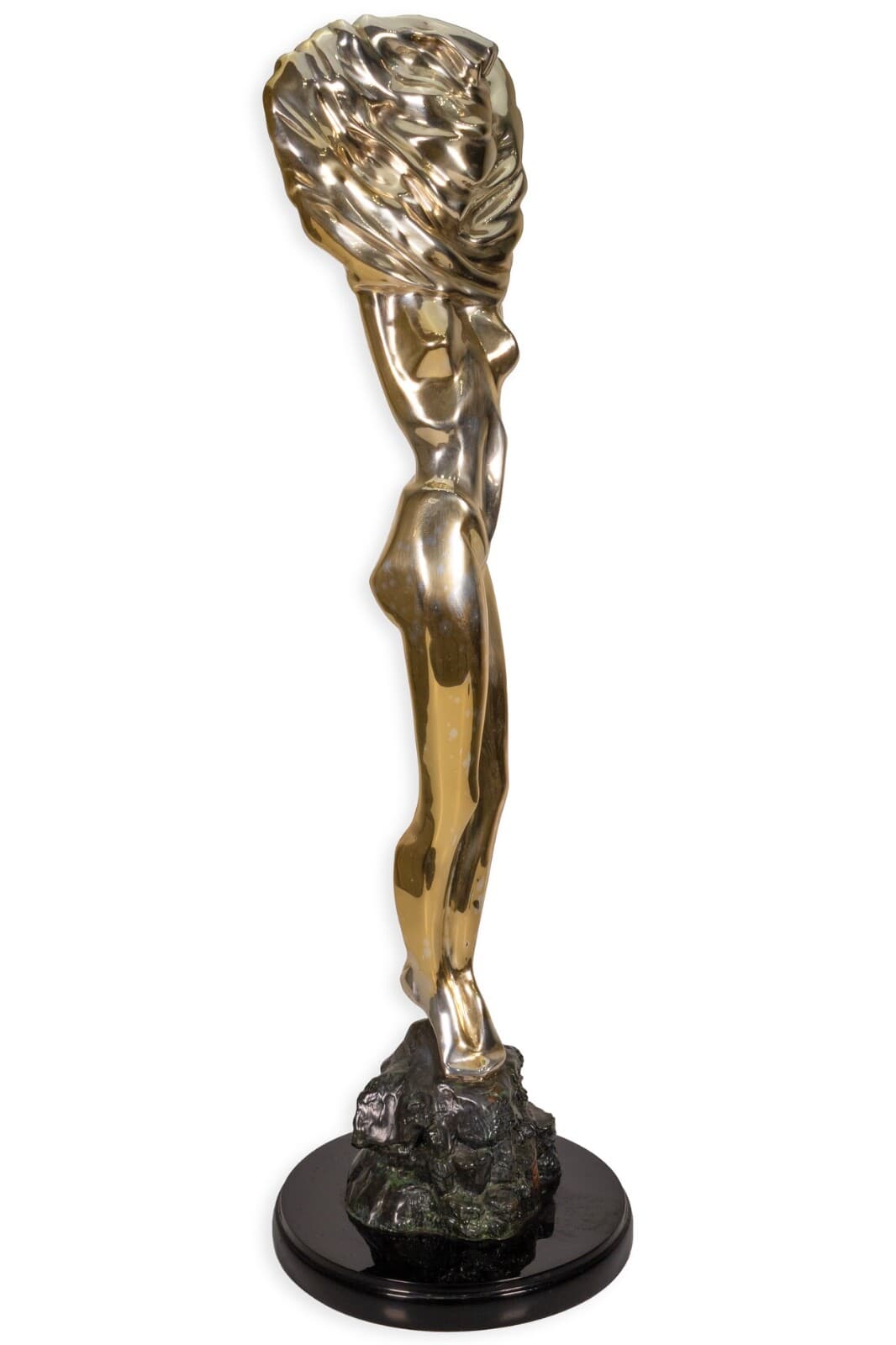 Oshra Michan D'Argenta Sensuality Signed Contemporary Figurative Sculpture 1990s - Thumbnail 2