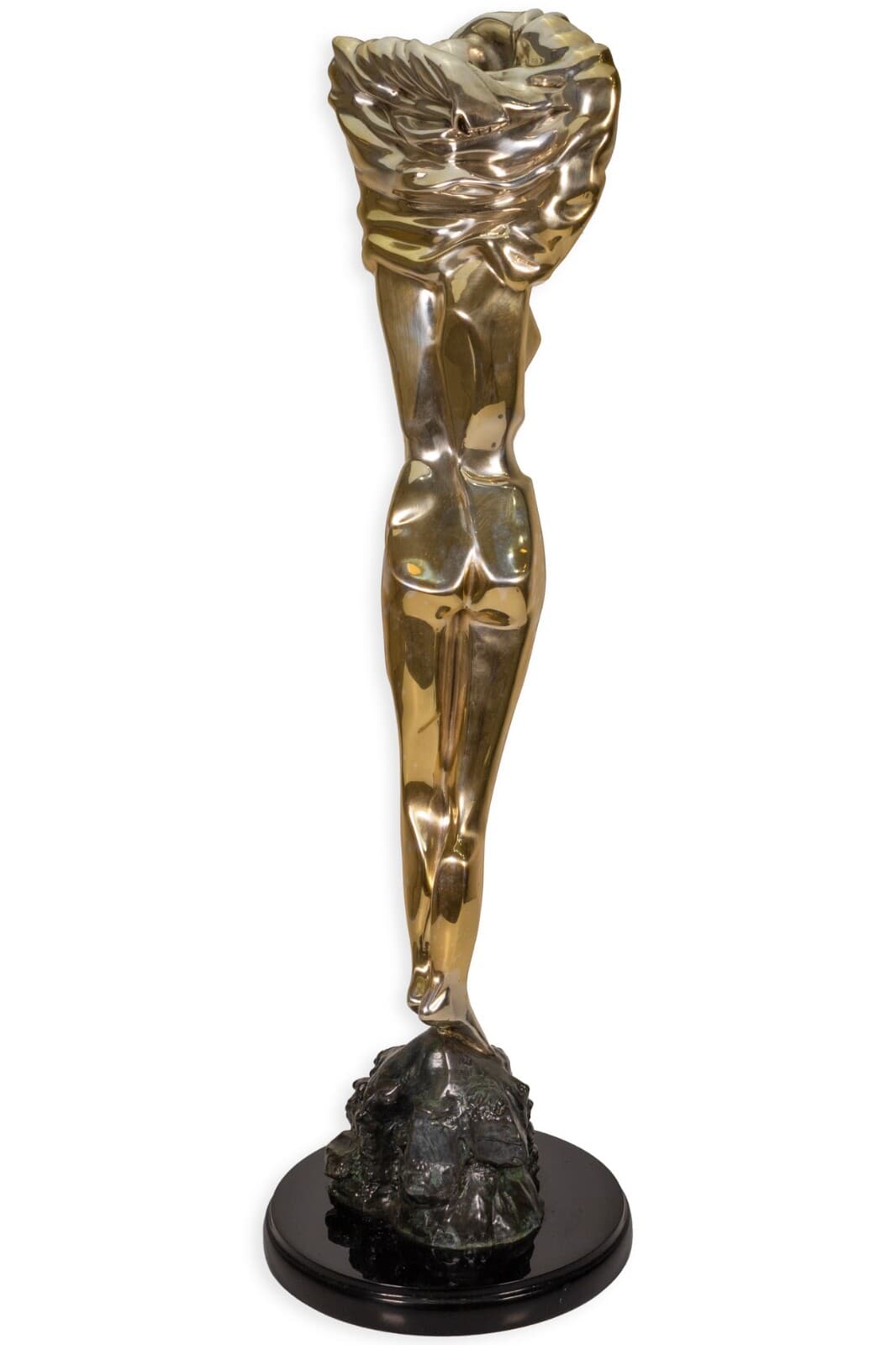 Oshra Michan D'Argenta Sensuality Signed Contemporary Figurative Sculpture 1990s - Thumbnail 3