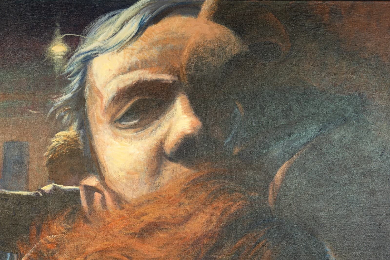 Robert Birmelin Signaling - The Displacement Signed Acrylic Painting 1985-86 - Thumbnail 7