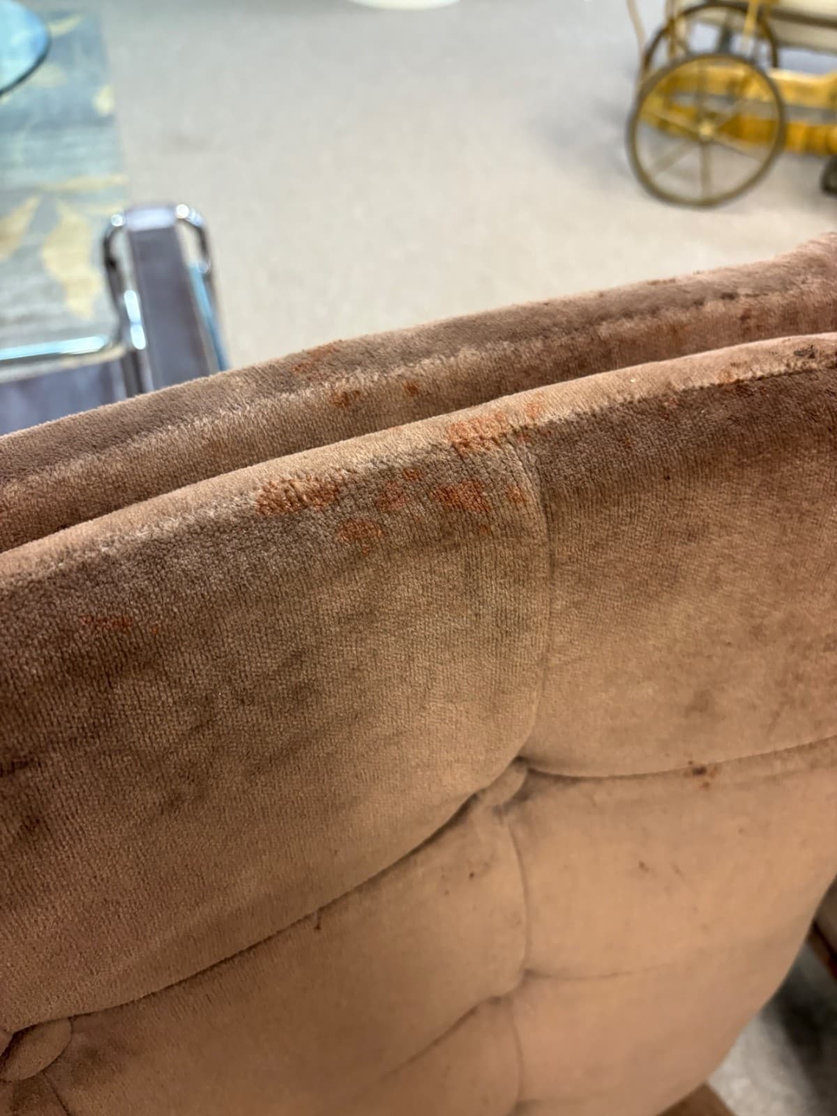 Merton Gershun For Dillingham Set Of 6 Brown Upholstered Dining Chairs - Thumbnail 11