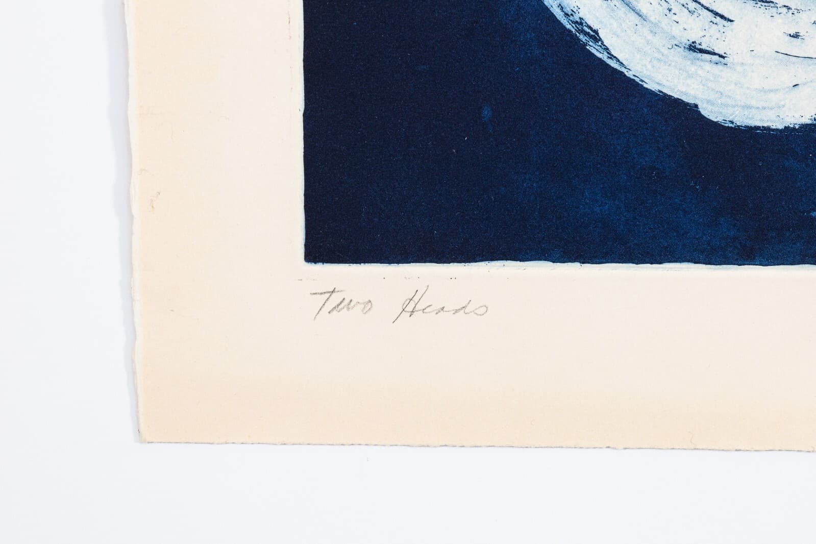 Modernist Figurative Surrealism Two Heads Trial Proof Silkscreen Signed Hoffman - Thumbnail 5
