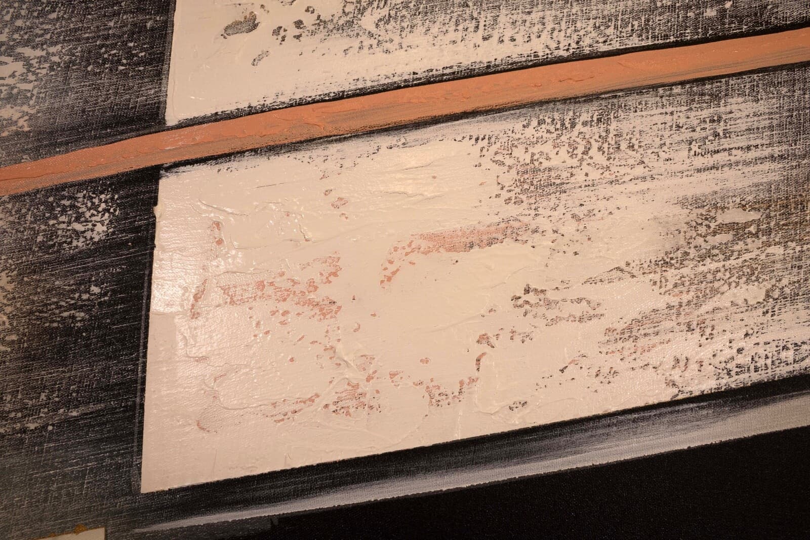 Postmodern Abstract Expressionist Acrylic Painting 1980s Signed Lee Reynolds - Thumbnail 3