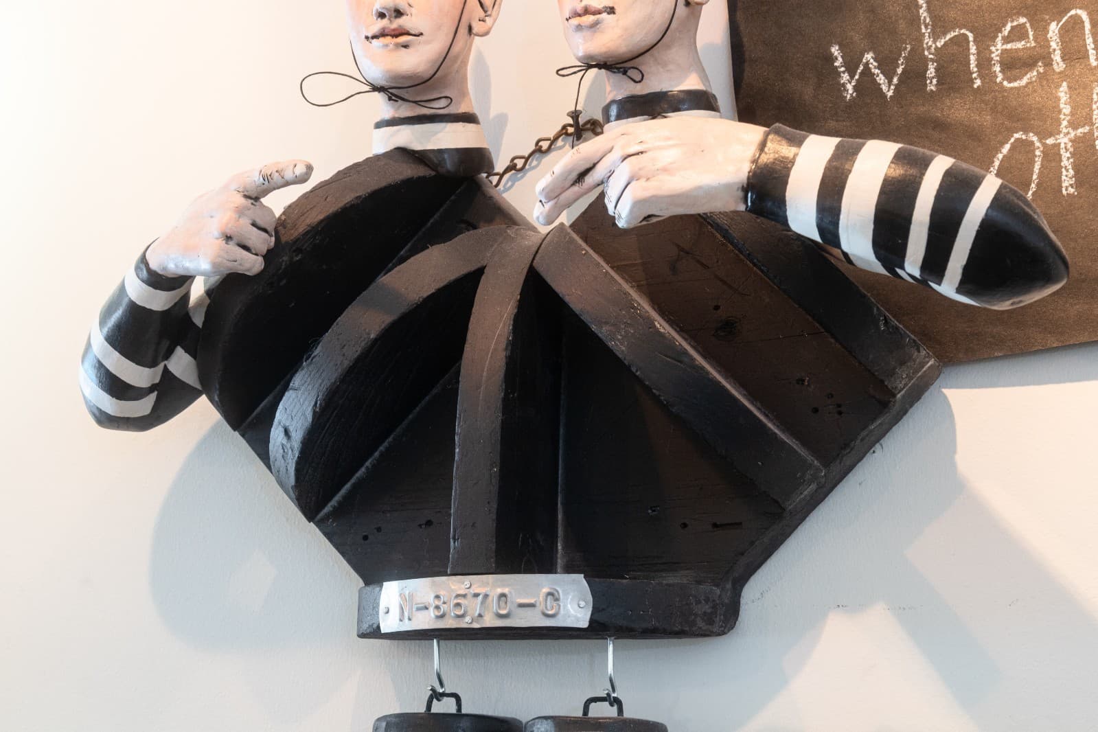 Joan Rasmussen - Co-Conspirators, 2012 Signed Mixed-Media Wall Ceramic Sculpture - Thumbnail 5