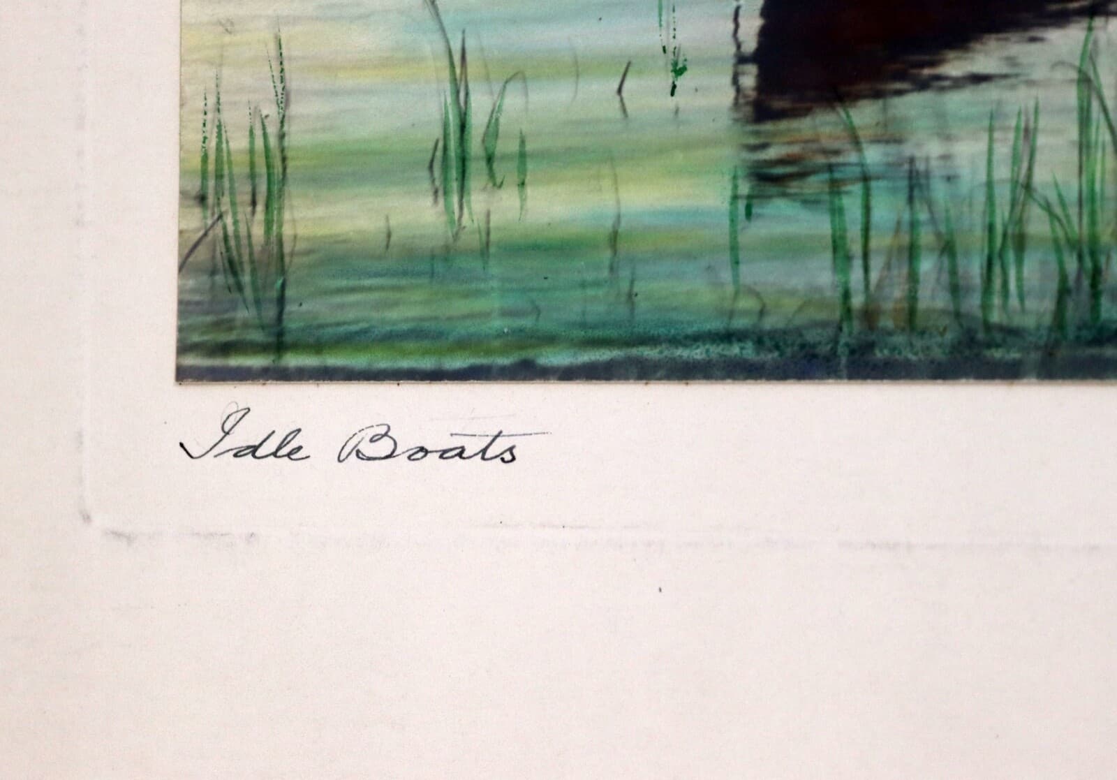Percy Murray Lake Boats Signed Vintage Photograph - Thumbnail 5