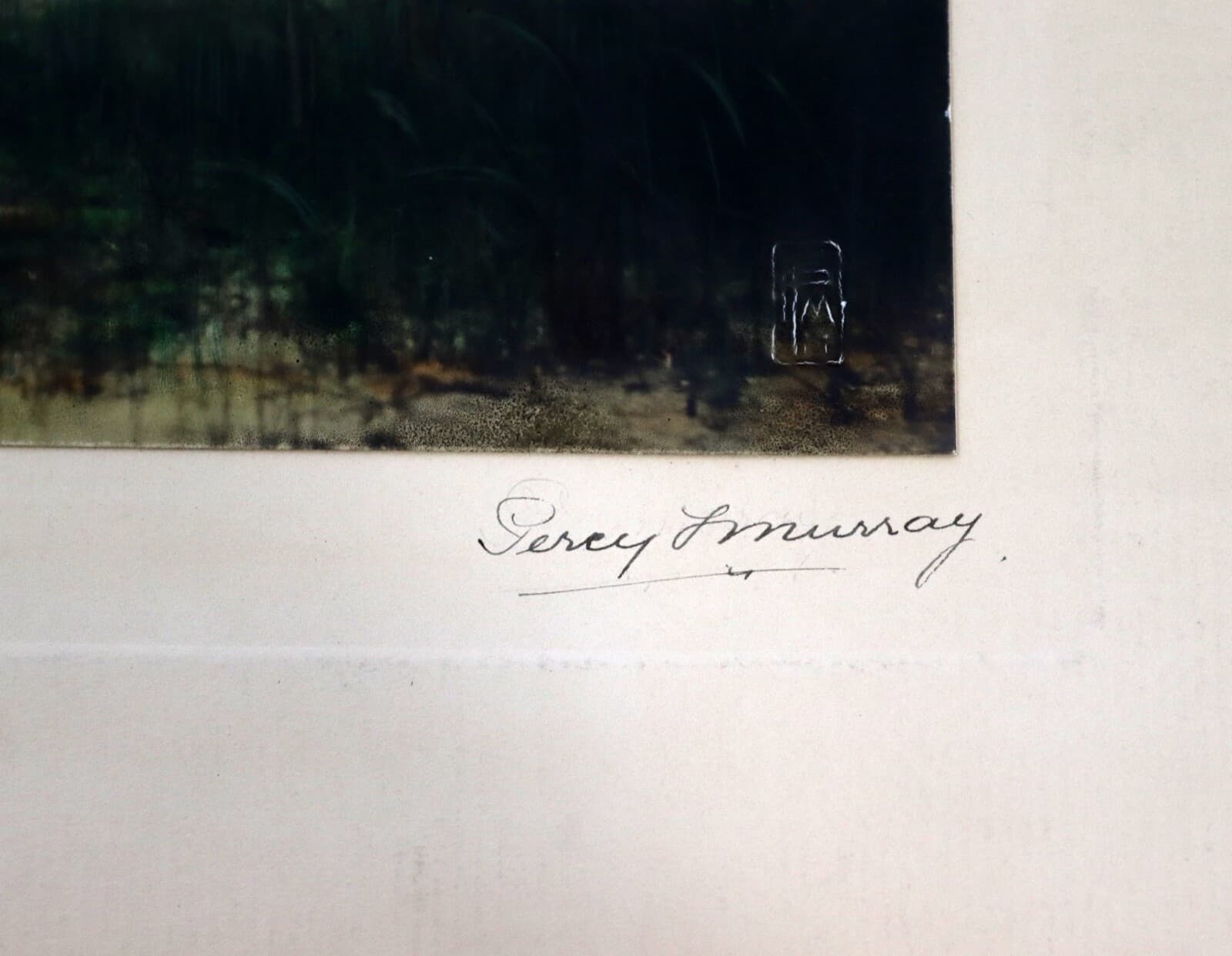Percy Murray Lake Erie Shores Signed Vintage Hand-Colored Photo Print - Thumbnail 4