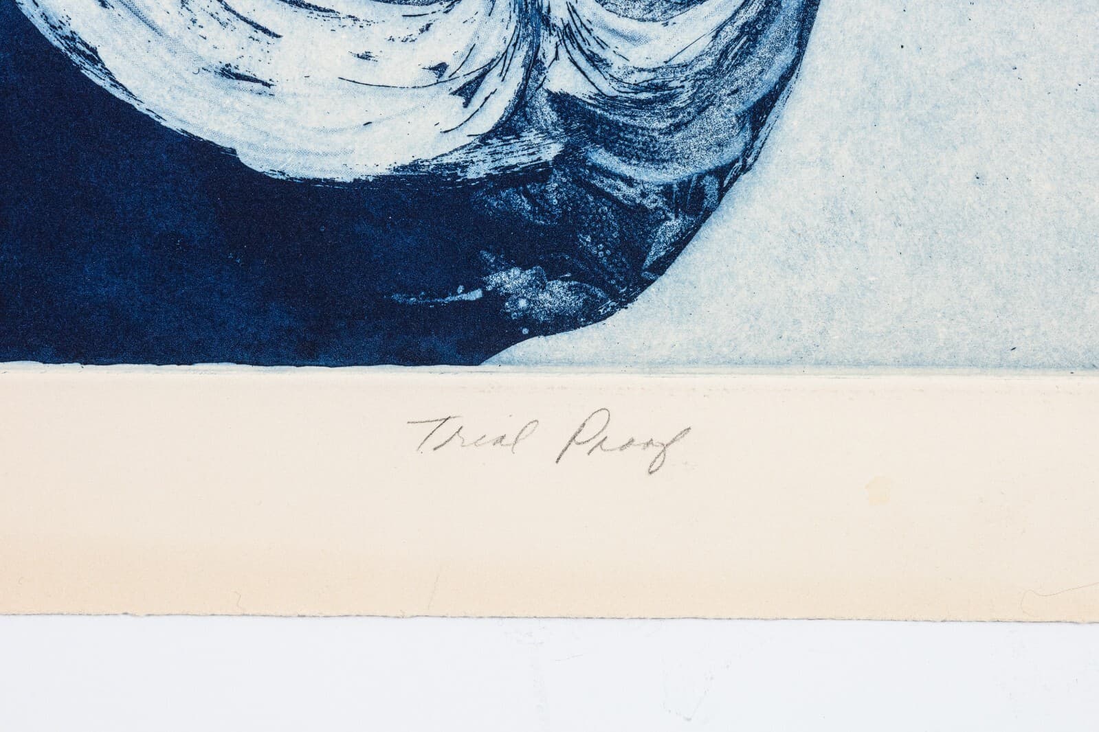 Modernist Figurative Surrealism Two Heads Trial Proof Silkscreen Signed Hoffman - Thumbnail 6