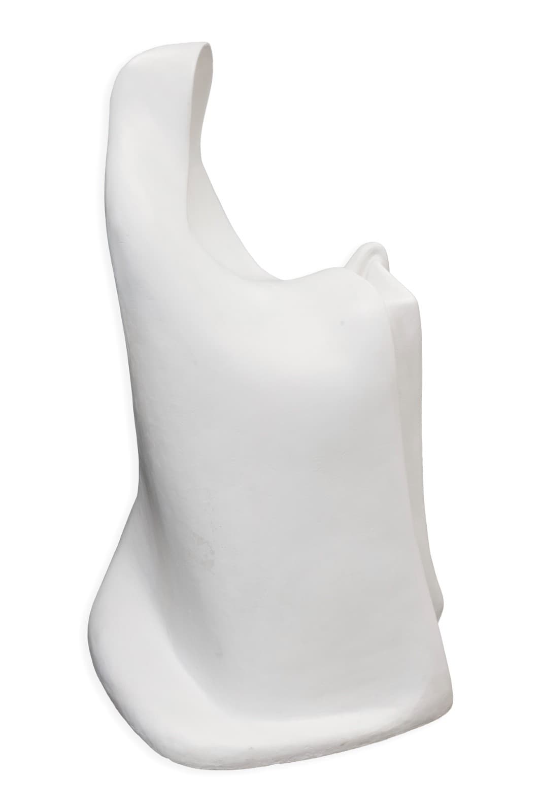 Richard Kozlow - Joseph, 1996 White Cast Resin Modern Sculpture 44" x 30" x 26.5 - Thumbnail 3