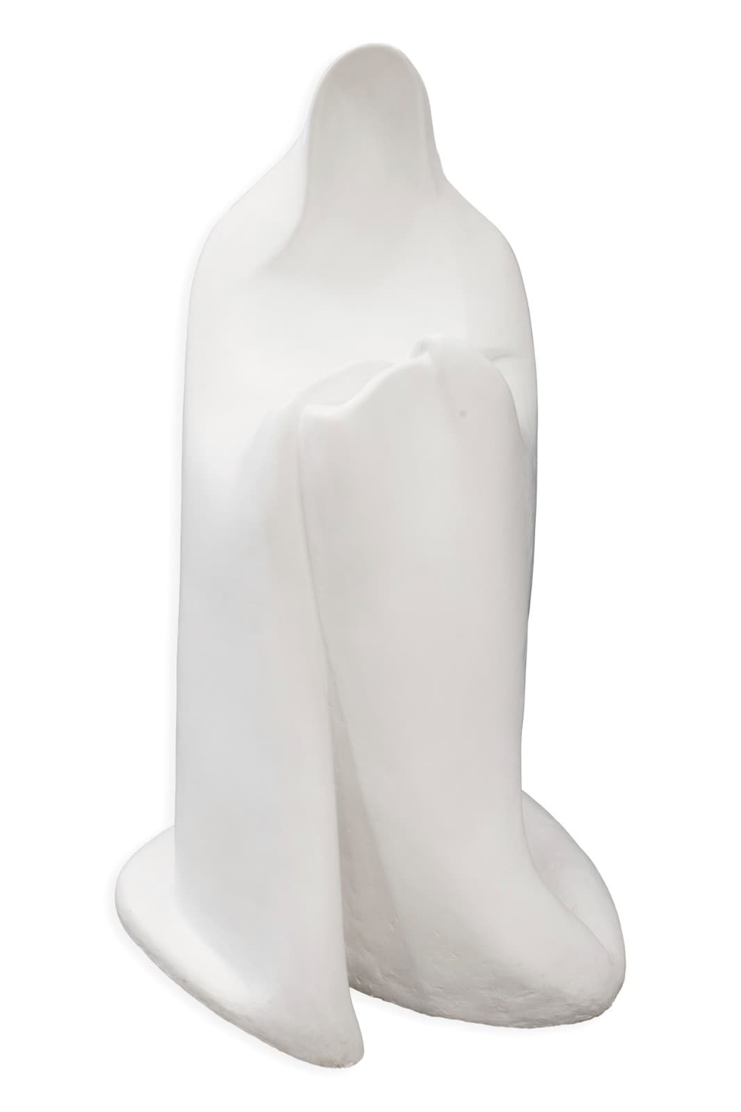 Richard Kozlow - Joseph, 1996 White Cast Resin Modern Sculpture 44" x 30" x 26.5 - Thumbnail 2