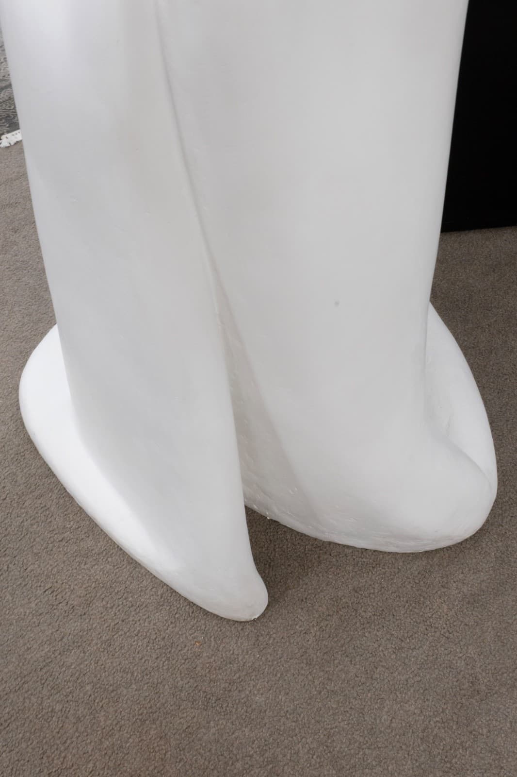 Richard Kozlow - Joseph, 1996 White Cast Resin Modern Sculpture 44" x 30" x 26.5 - Thumbnail 8