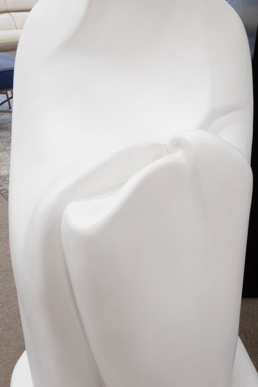 Richard Kozlow - Joseph, 1996 White Cast Resin Modern Sculpture 44" x 30" x 26.5 - Thumbnail 5