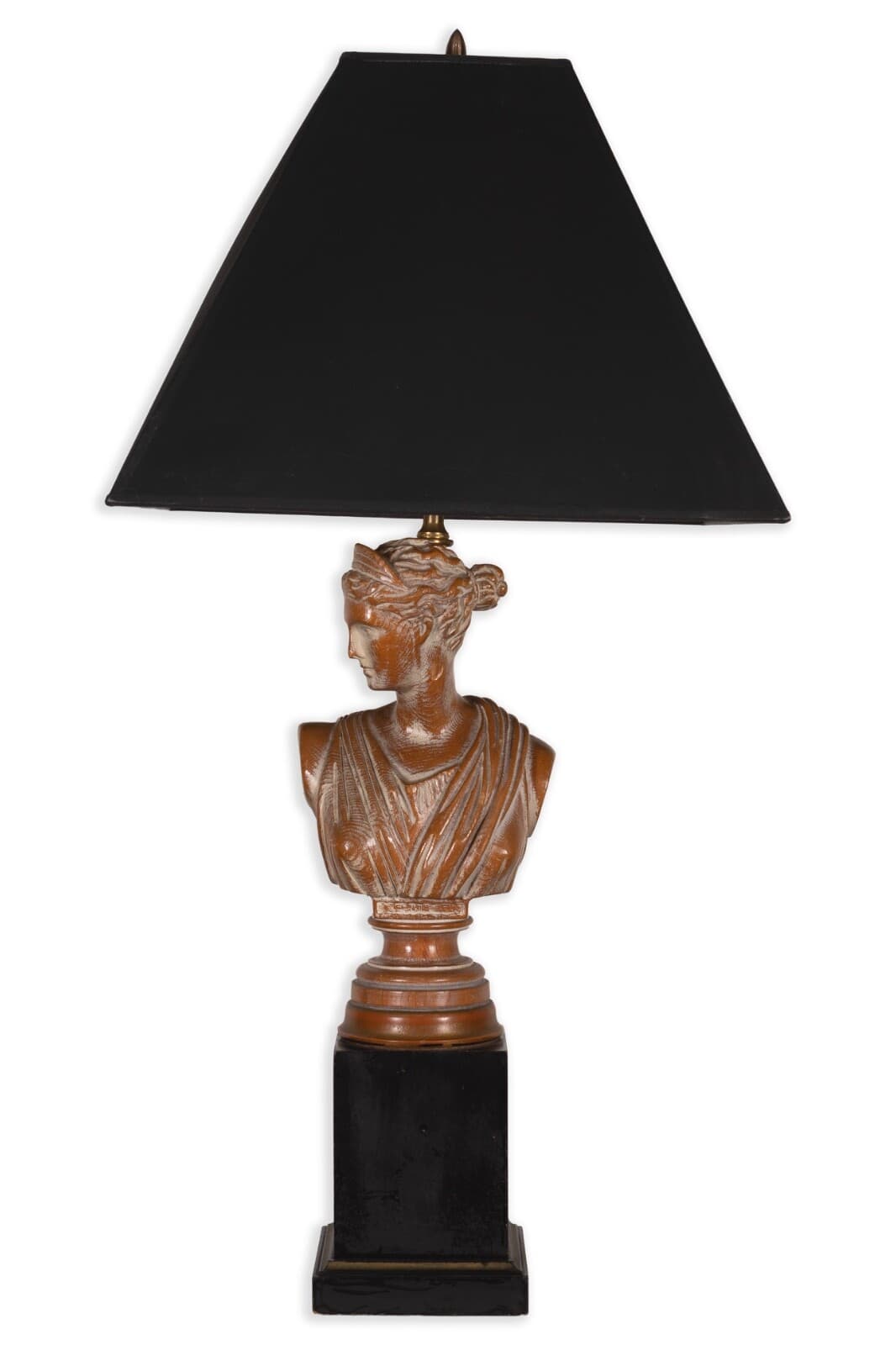 Pair Of French Neoclassical Daphne & Apollo Oak Lamps - Thumbnail 3