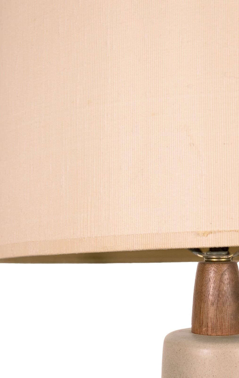 Jane and Gordon Martz Ceramic and Walnut Mid Century Modern 1960s Table Lamp - Thumbnail 4