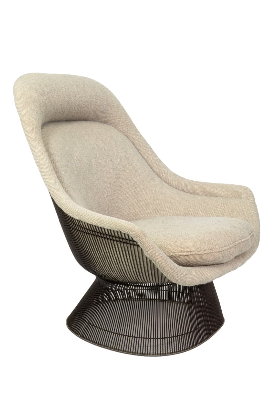 Warren Platner For Knoll Mid Century Easy Lounge Chair And Ottoman - Thumbnail 2