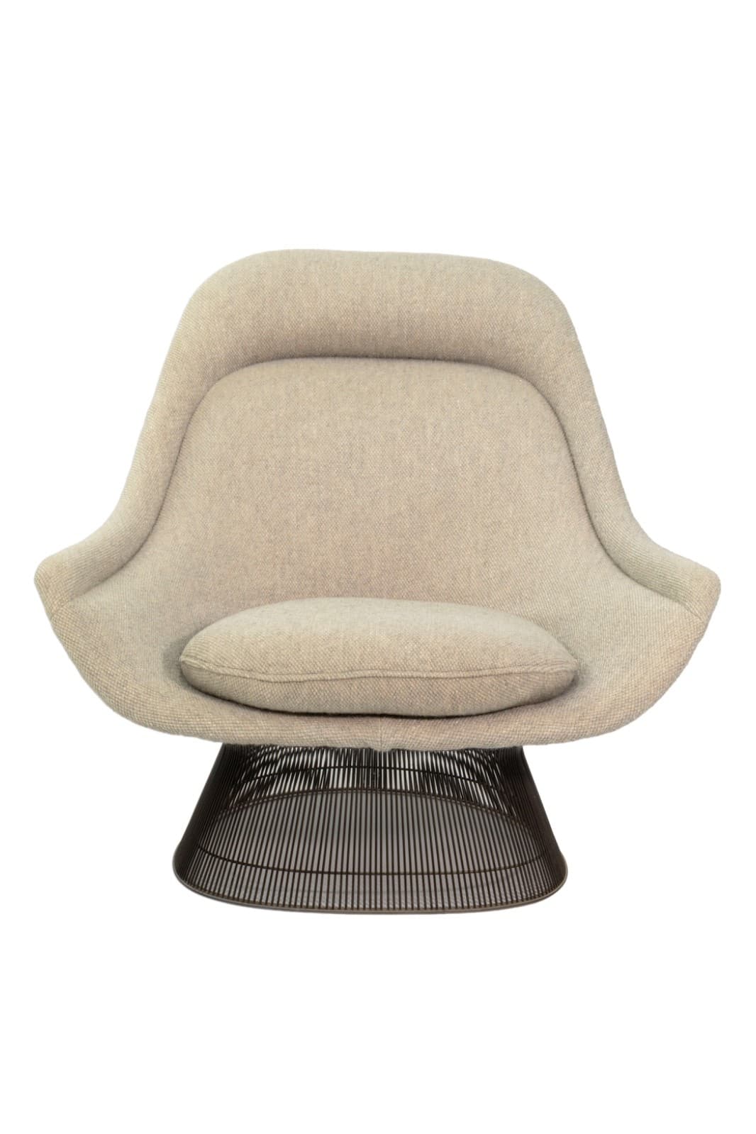 Warren Platner For Knoll Mid Century Easy Lounge Chair And Ottoman - Thumbnail 3