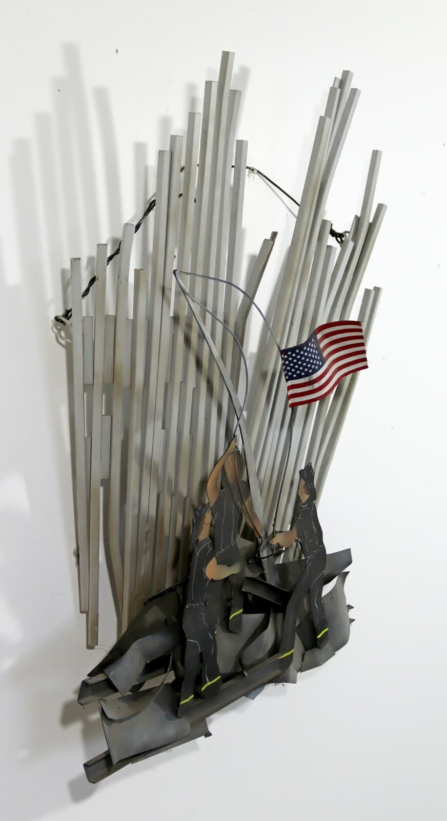 Contemporary Curtis Jere Signed & Dated 9/11 Memorial Wall Sculpture - Thumbnail 5
