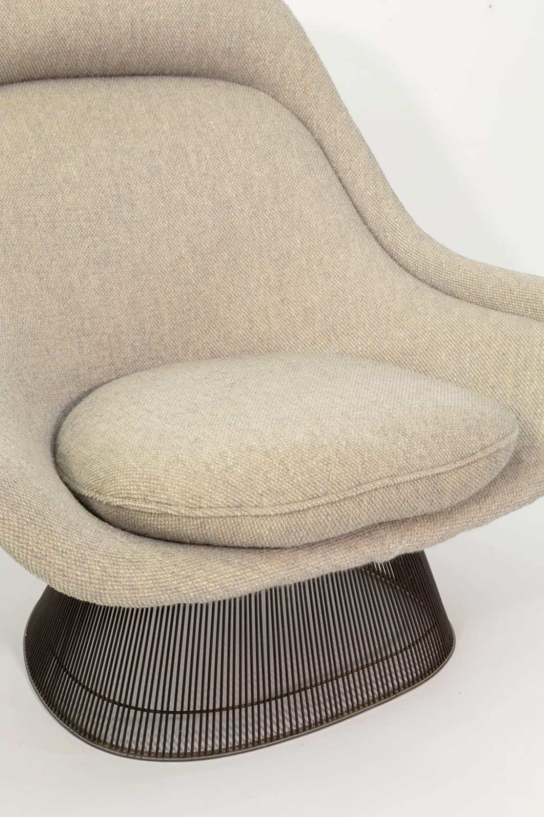 Warren Platner For Knoll Mid Century Easy Lounge Chair And Ottoman - Thumbnail 7