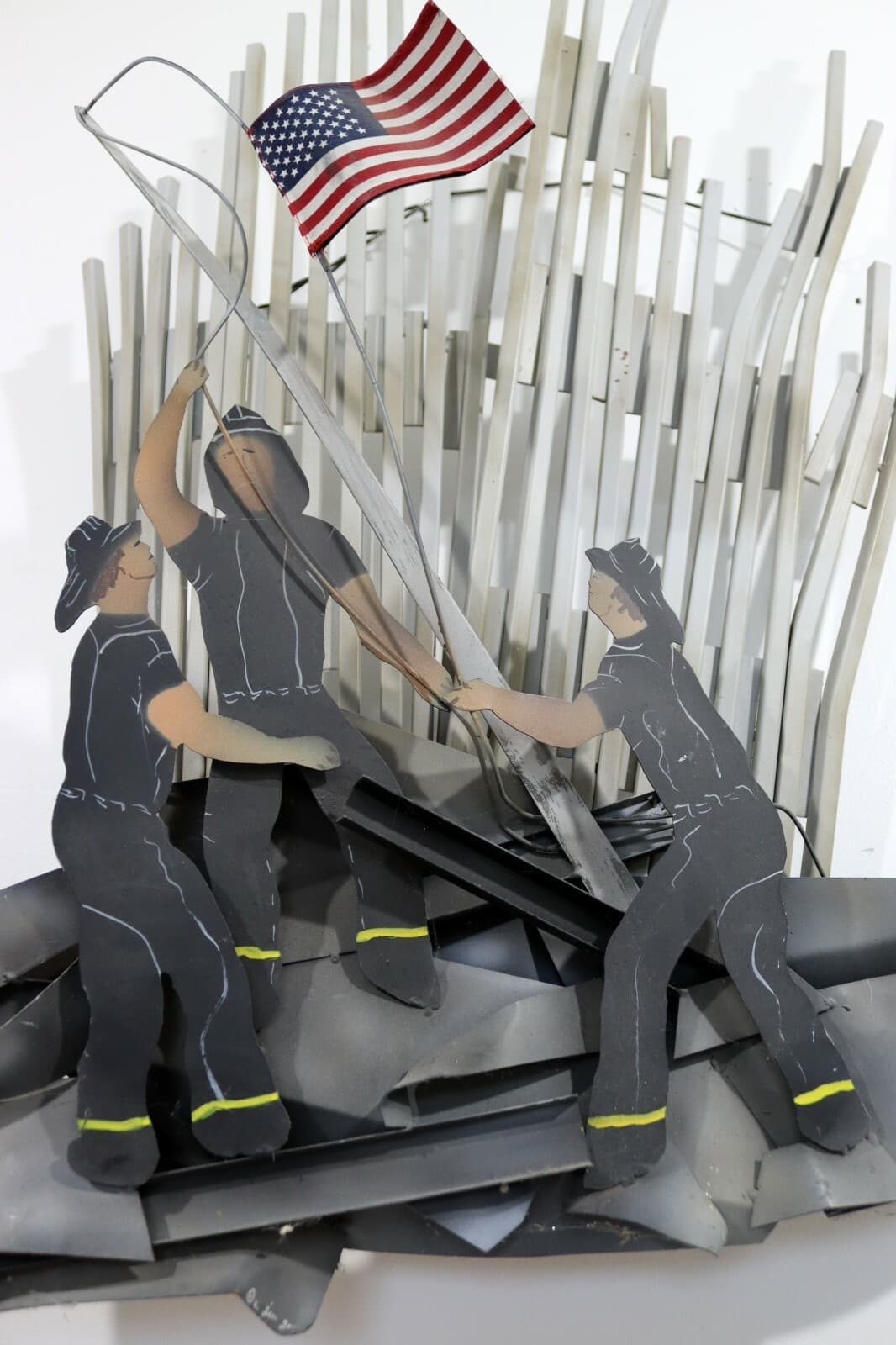 Contemporary Curtis Jere Signed & Dated 9/11 Memorial Wall Sculpture - Thumbnail 7