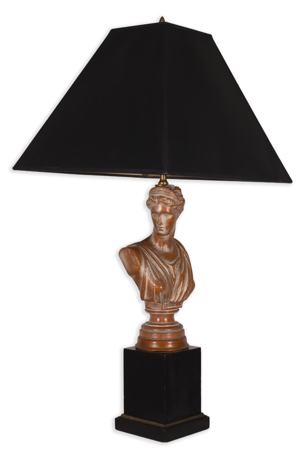 Pair Of French Neoclassical Daphne & Apollo Oak Lamps - Thumbnail 2