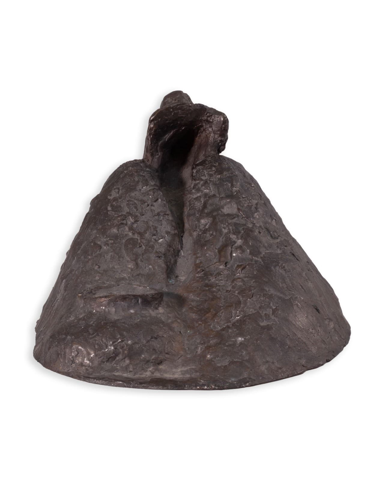 Richard Kozlow - Untitled (Abstract), 1996 Black Bronze Modernist Sculpture - Thumbnail 2