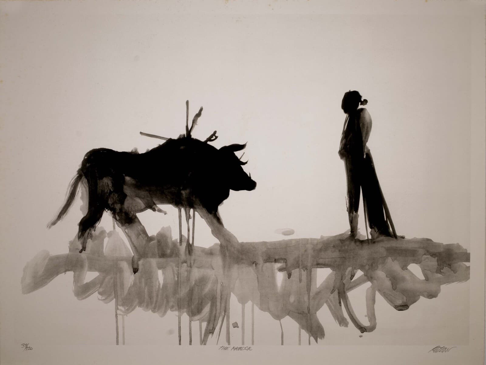 Richard Kozlow Plaza De Toros Portfolio with 4 Lithographs Signed - Thumbnail 4
