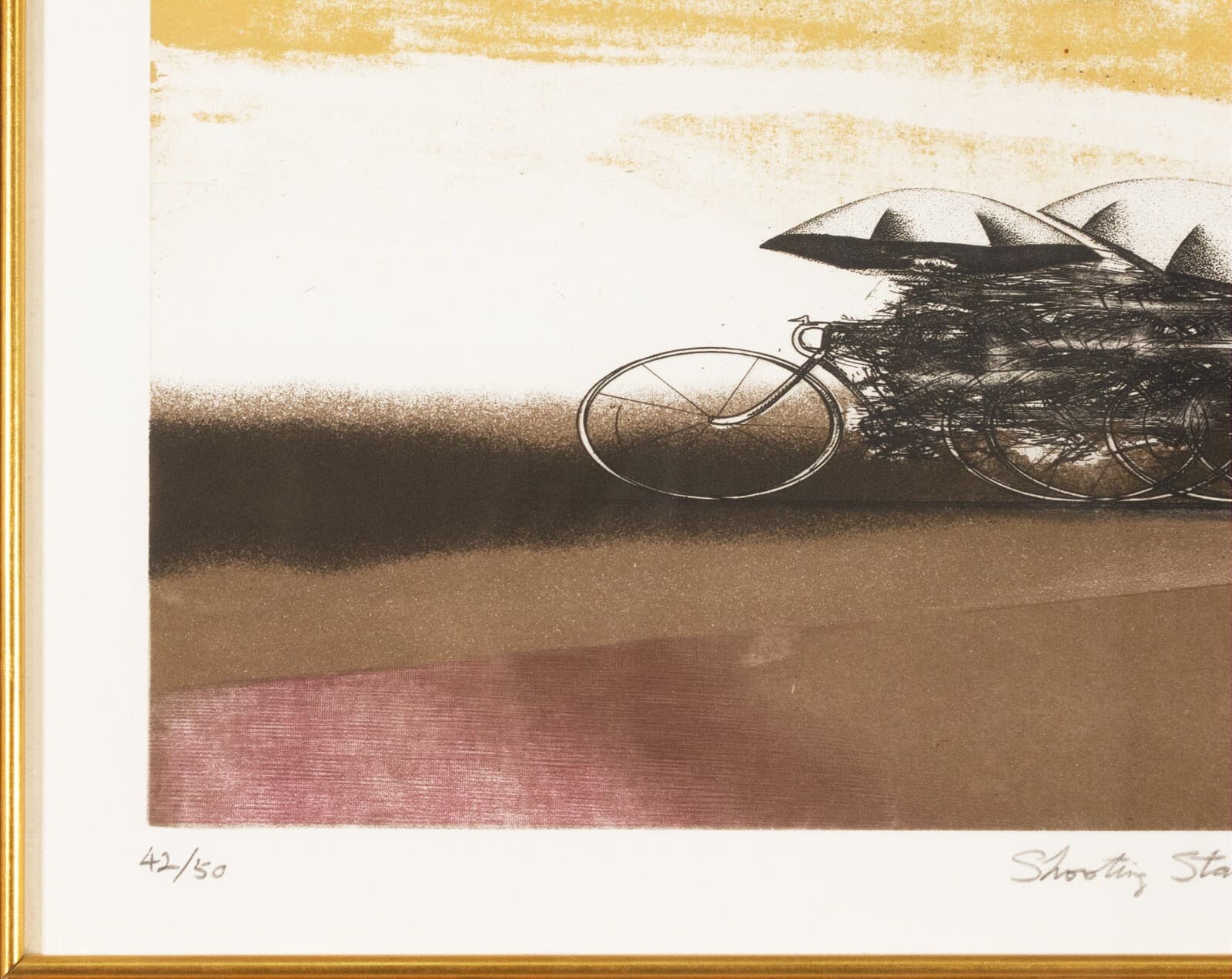 Shigeki Kuroda Shooting Star Signed Contemporary Etching with Aquatint 42/50 - Thumbnail 5