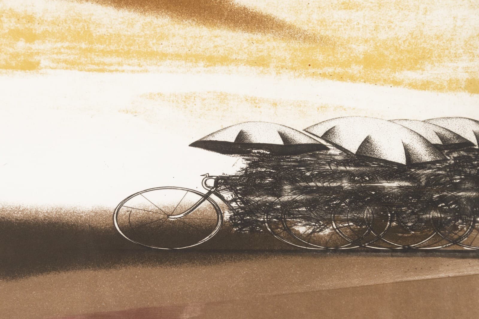 Shigeki Kuroda Shooting Star Signed Contemporary Etching with Aquatint 42/50 - Thumbnail 6