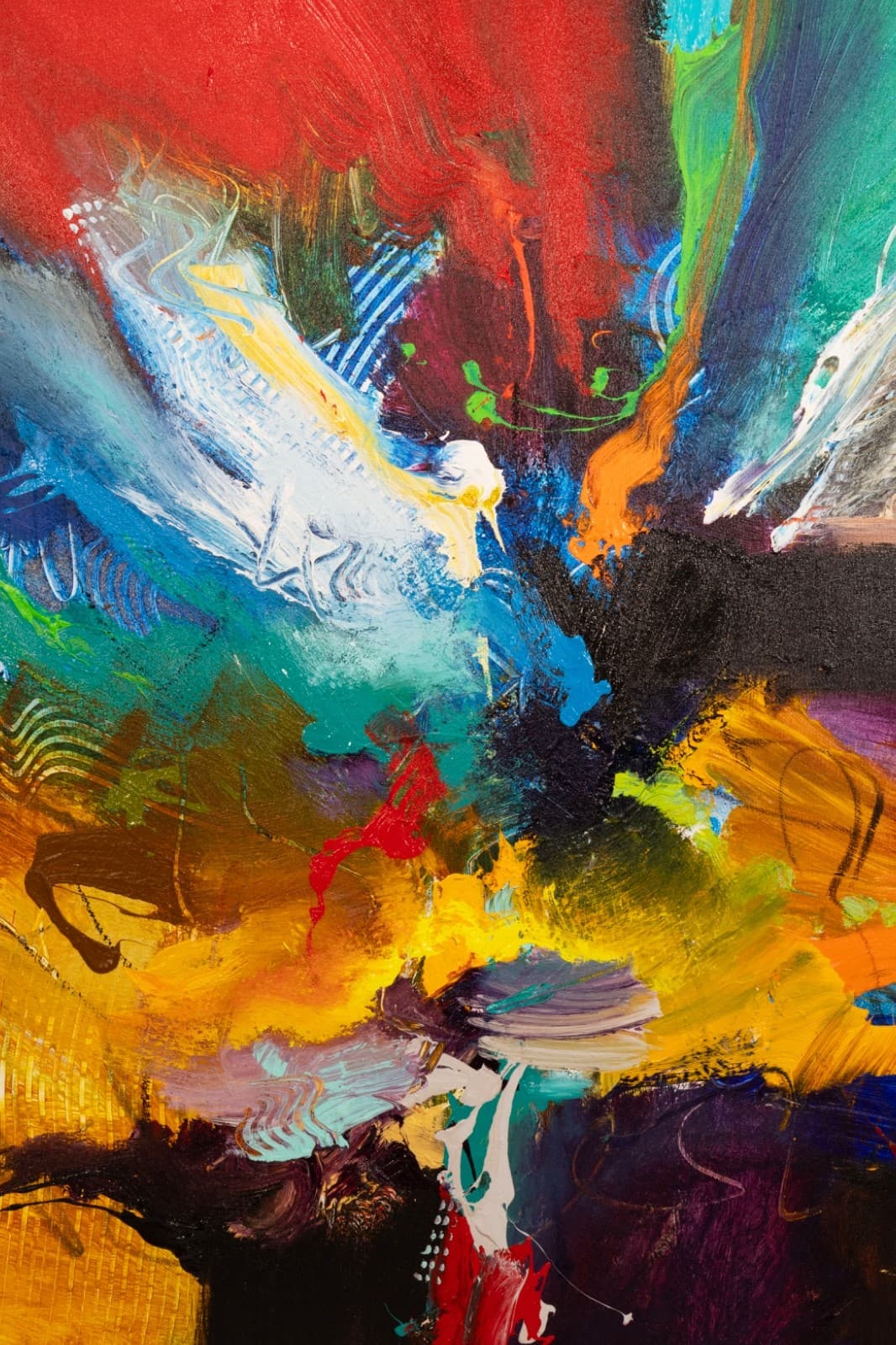 Jonas Gerard - Presence Is (2007) Singed Acrylic on Canvas Contemporary Painting - Thumbnail 2