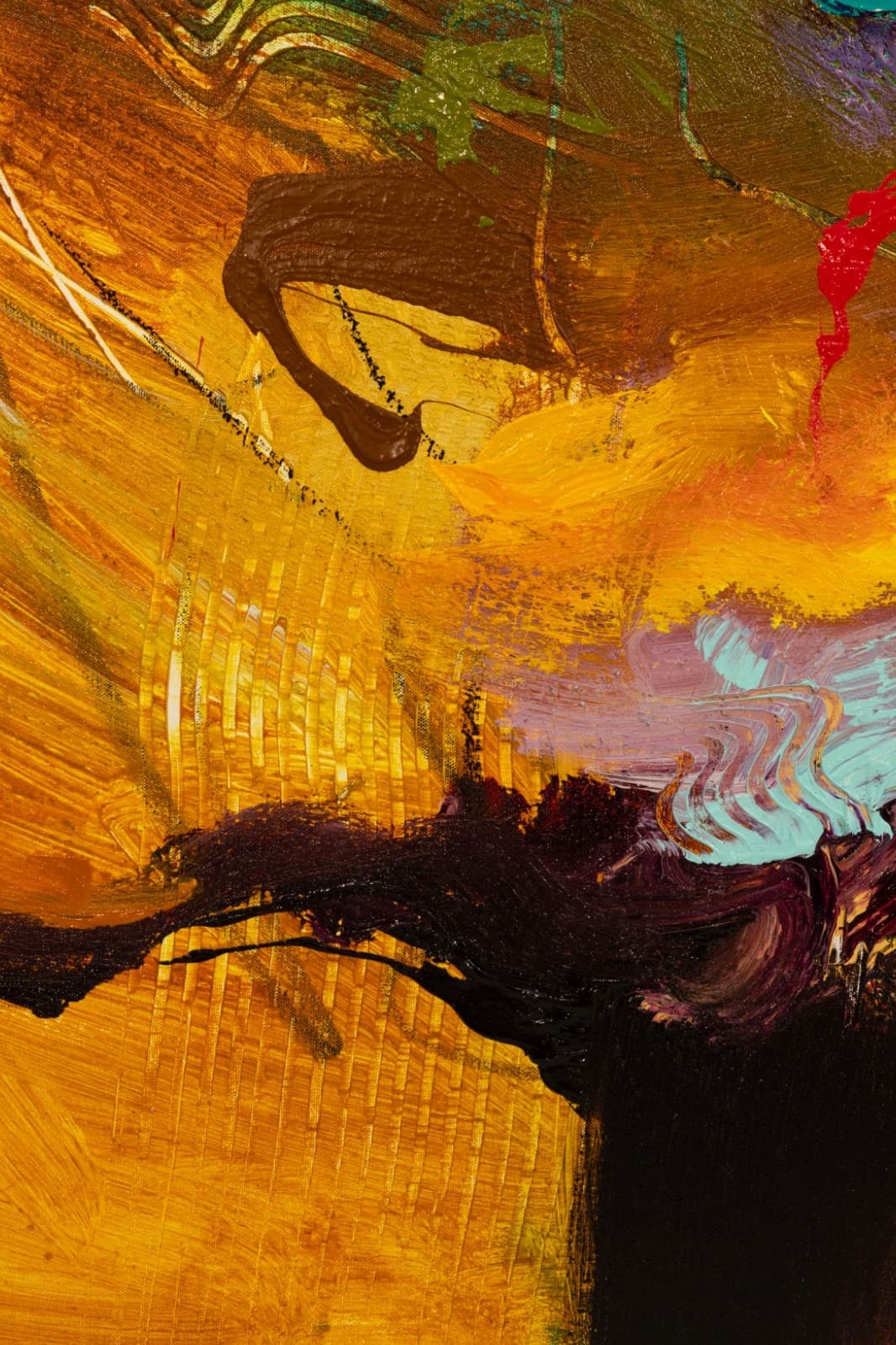 Jonas Gerard - Presence Is (2007) Singed Acrylic on Canvas Contemporary Painting - Thumbnail 4