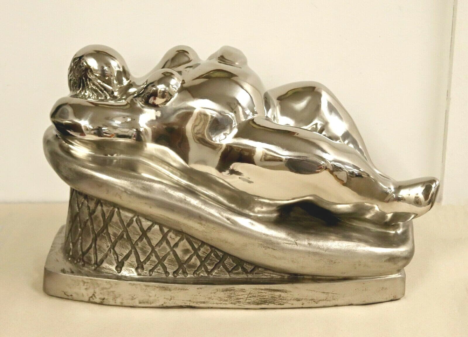 Contemporary Stainless Steel Little Goddess Table Sculpture by Jerry Soble 1990s - Thumbnail 3