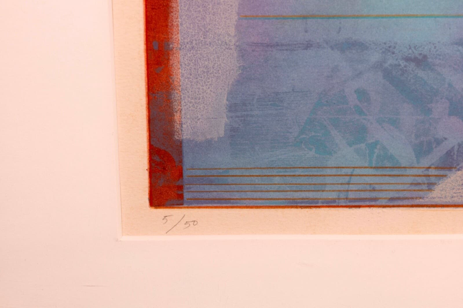Robert Kelly Kalasa V Signed Modern Abstract Aquatint Etching 5/50 Framed 1985 - Thumbnail 6