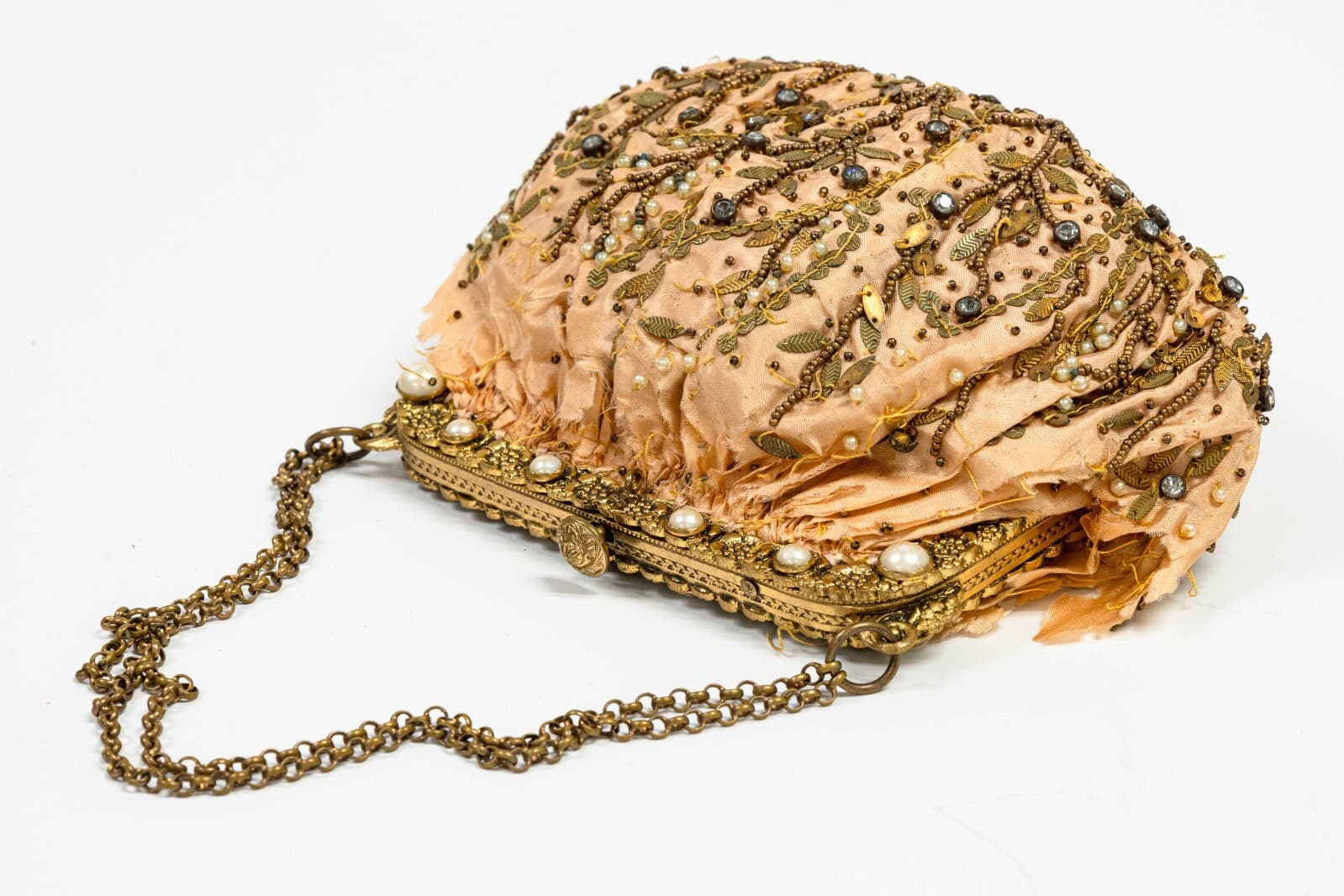 Lillian Gish’s Personal Collection Vintage Beaded Silk Evening Purse - Thumbnail 2