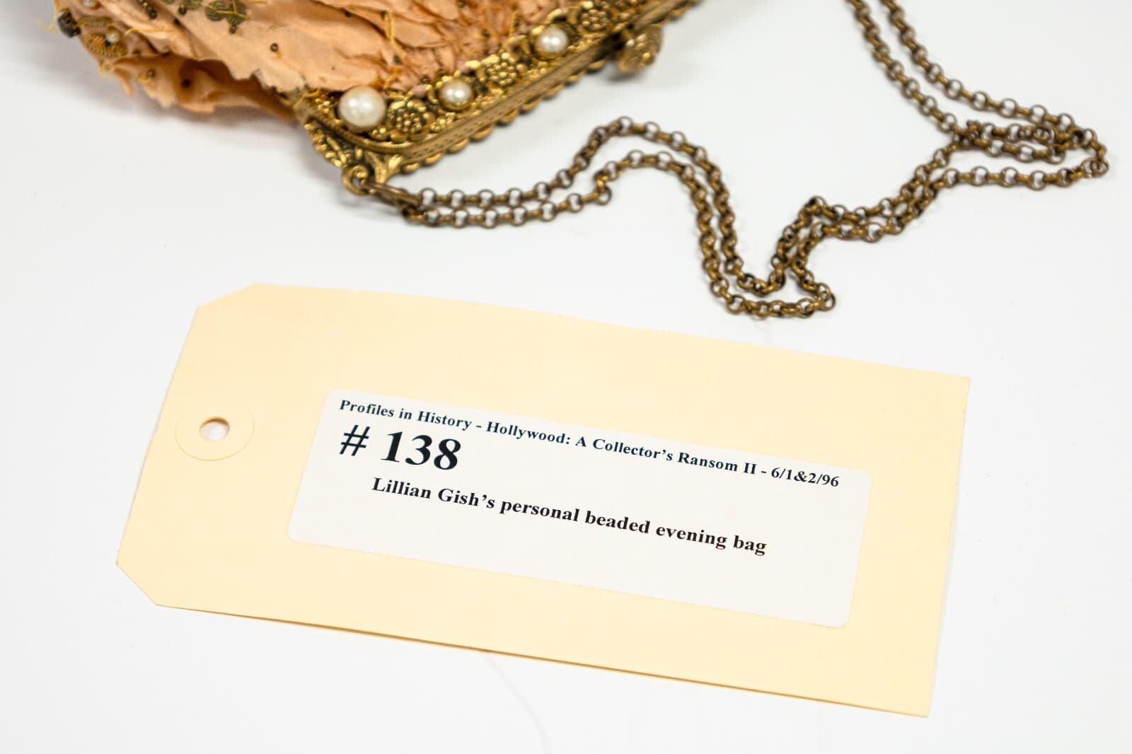 Lillian Gish’s Personal Collection Vintage Beaded Silk Evening Purse - Thumbnail 8