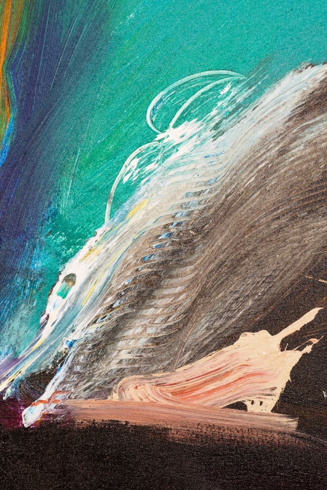 Jonas Gerard - Presence Is (2007) Singed Acrylic on Canvas Contemporary Painting - Thumbnail 3