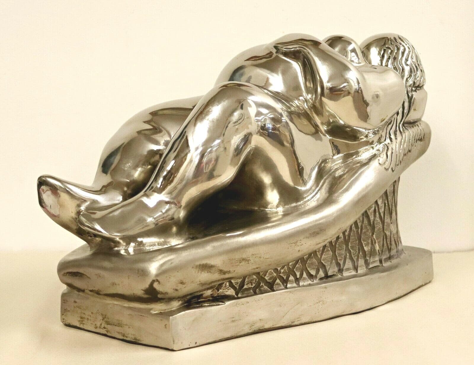 Contemporary Stainless Steel Little Goddess Table Sculpture by Jerry Soble 1990s - Thumbnail 6