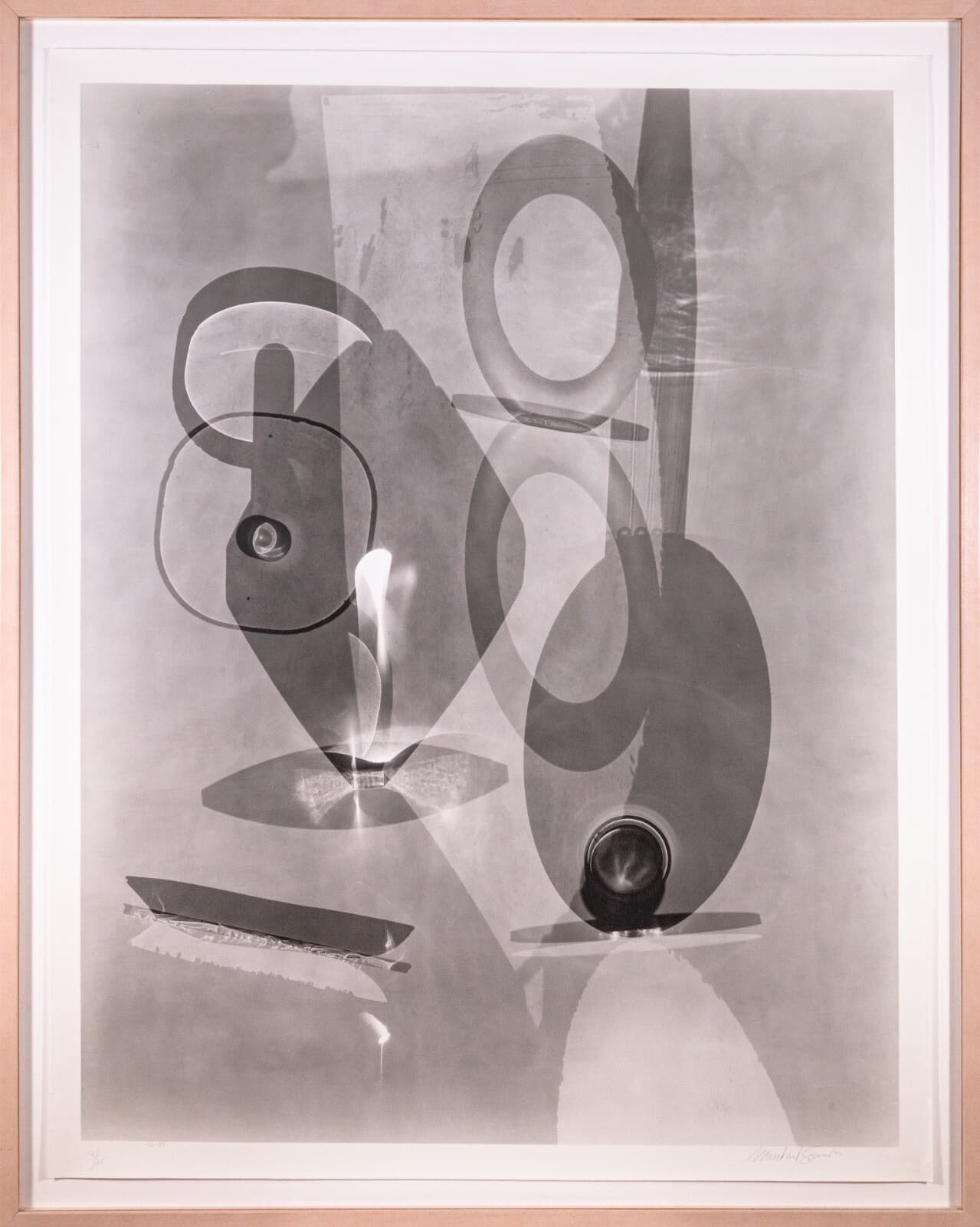Michael Spano Construction #72-89 Signed Silver Gelatin Print 3/25 Framed 1990