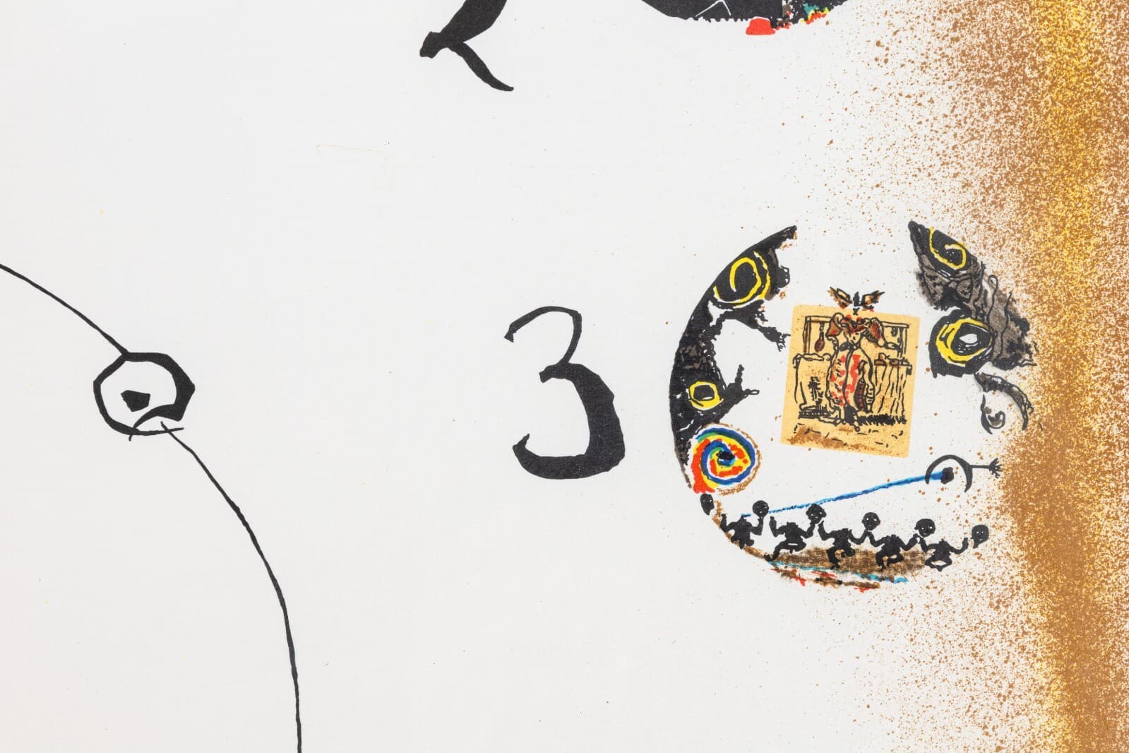 Modern Surrealism Lithograph In the Style of Salvador Dali Time & Space Unframed - Thumbnail 4