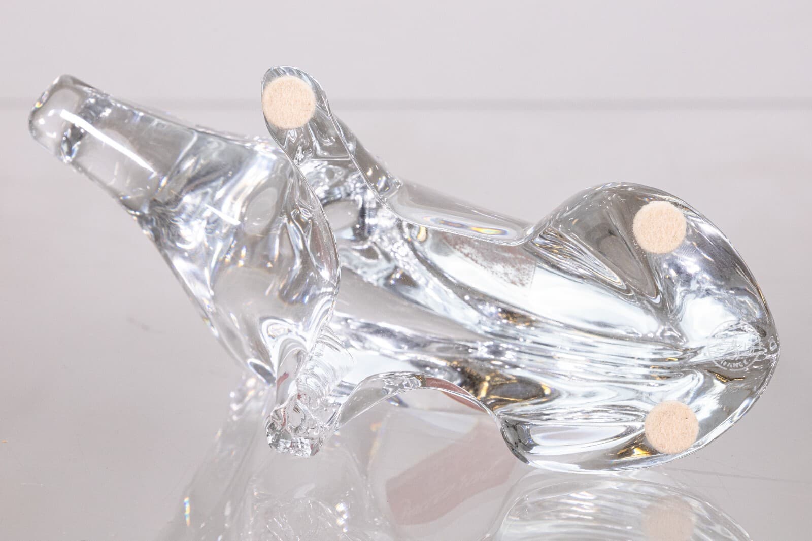Baccarat Crystal Glass Boar Figurine Table Sculpture - Thumbnail 7