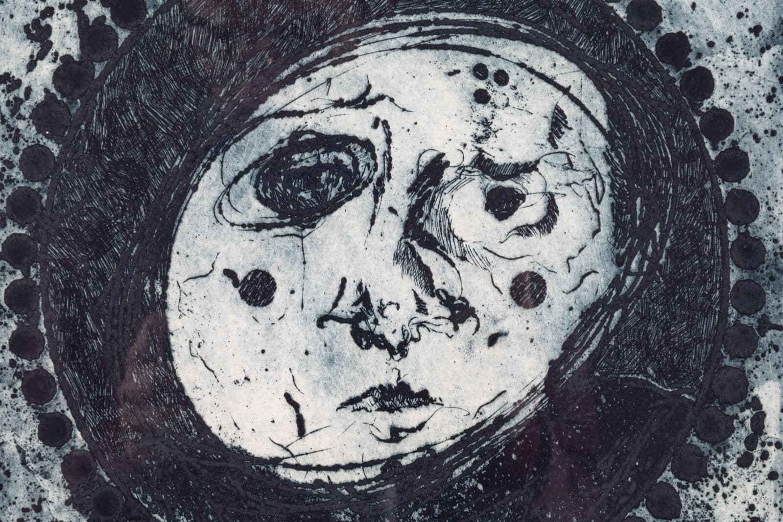 Marilyn Levin Schecter Man W/o Structure Modern Embossed Etching on Paper 12/30 - Thumbnail 5