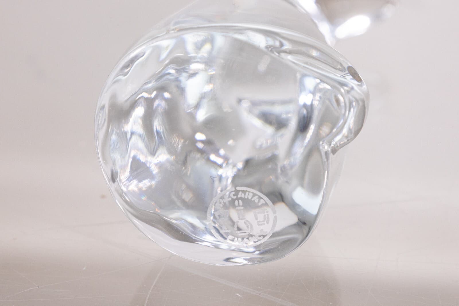 Baccarat Crystal Glass Cat Figurine Table Sculpture - Thumbnail 7