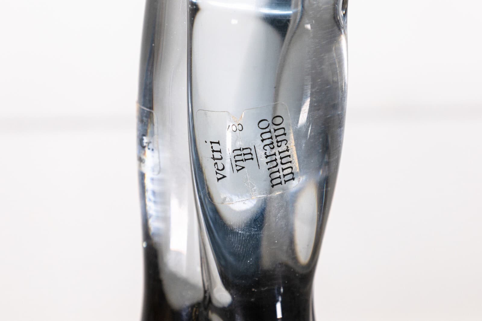 Elio Raffaeli for Salviati Murano Glass Clear Sculpture of a Figurative Woman - Thumbnail 9
