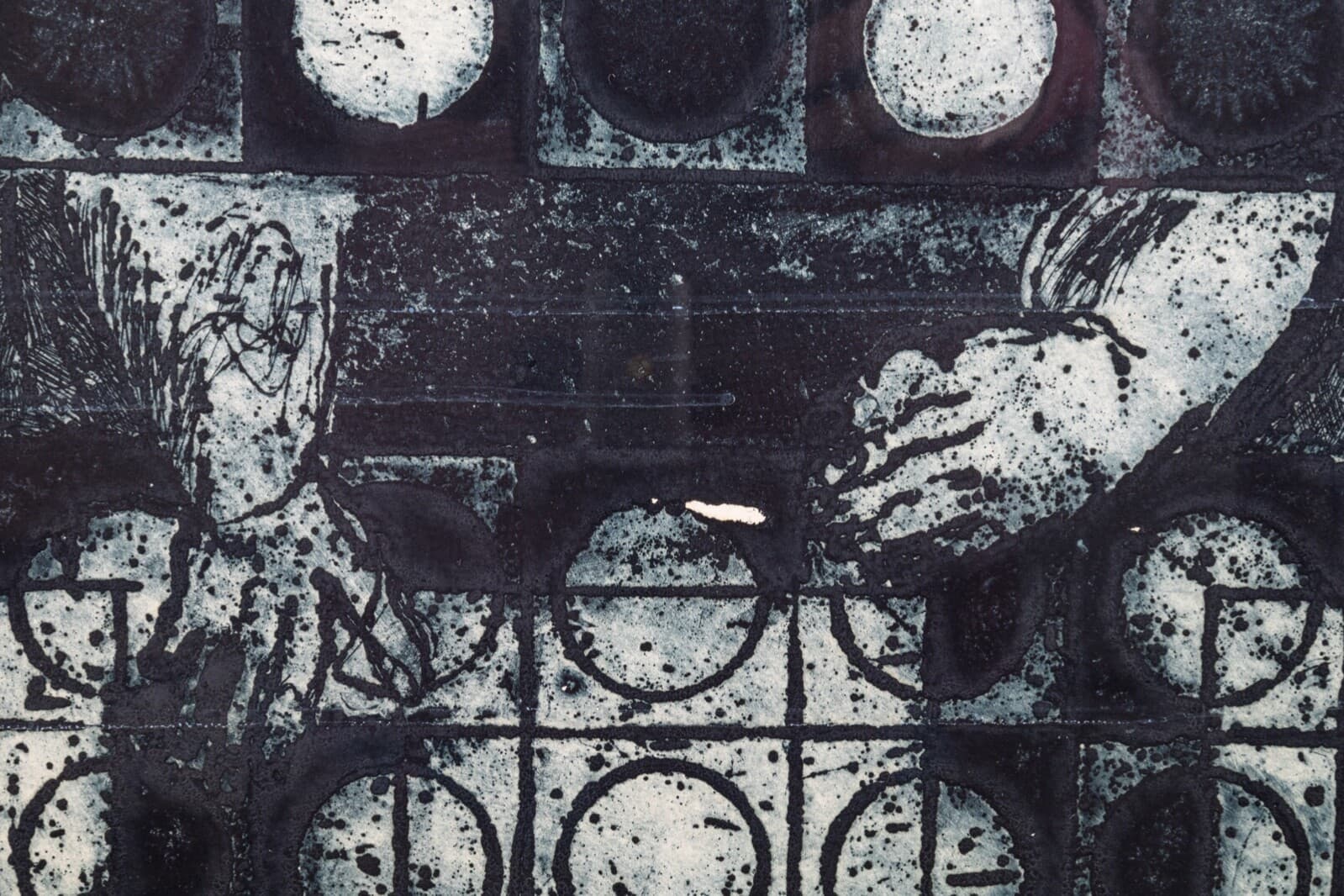 Marilyn Levin Schecter Man W/o Structure Modern Embossed Etching on Paper 12/30 - Thumbnail 6