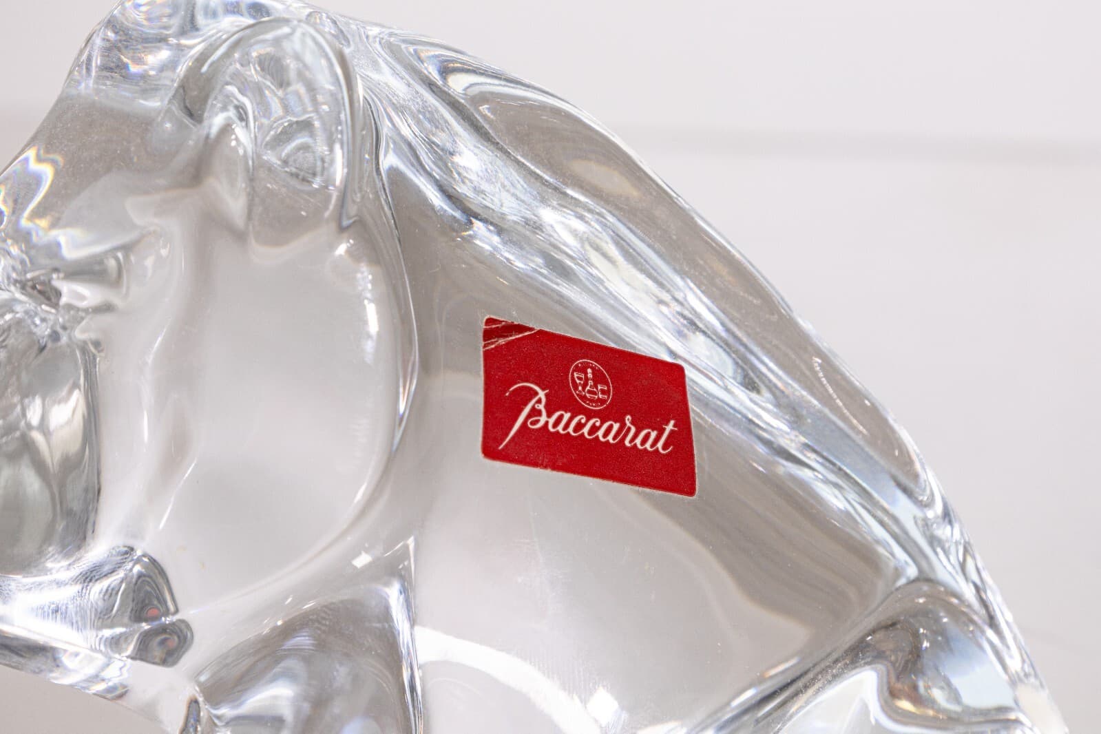 Baccarat Crystal Glass Boar Figurine Table Sculpture - Thumbnail 3