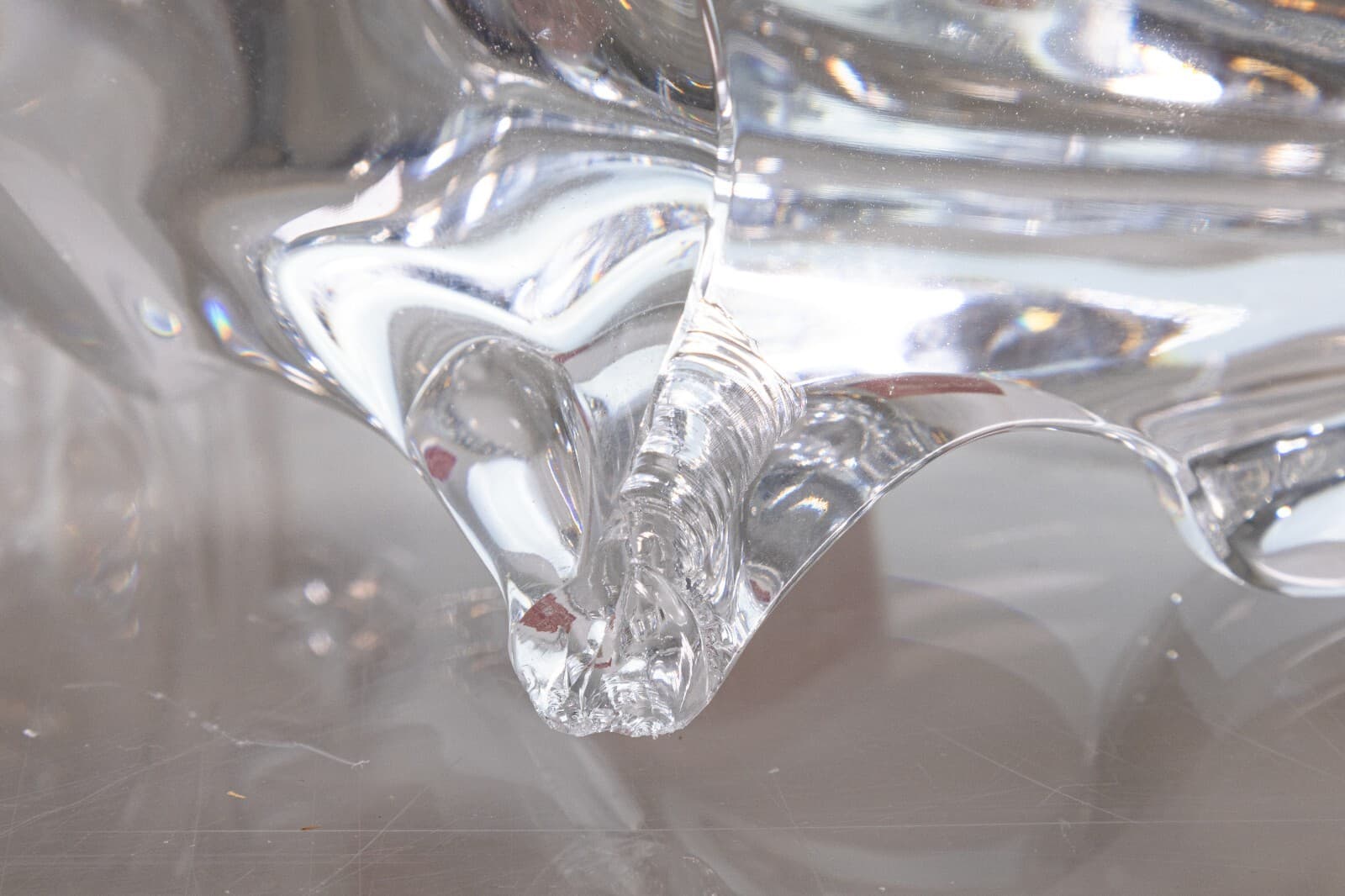 Baccarat Crystal Glass Boar Figurine Table Sculpture - Thumbnail 8