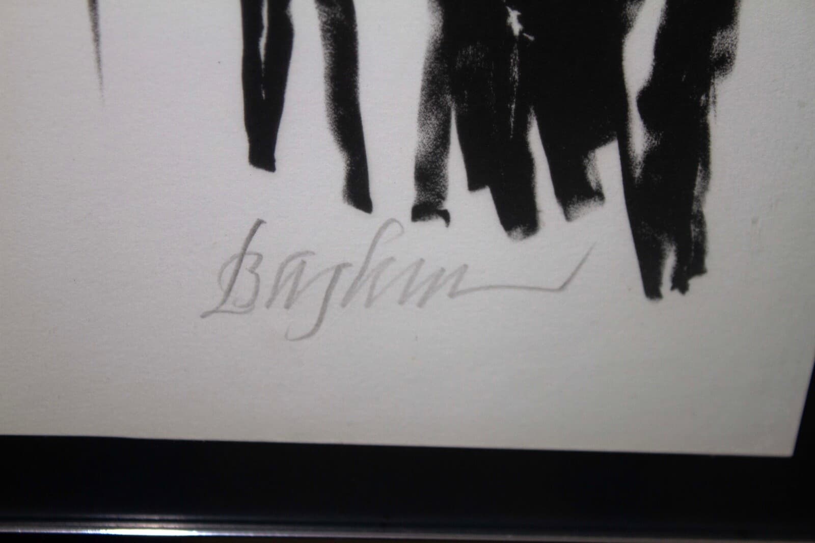 Leonard Baskin The Patriarch Signed Modern Lithograph on Paper 87/160 Framed '71 - Thumbnail 9