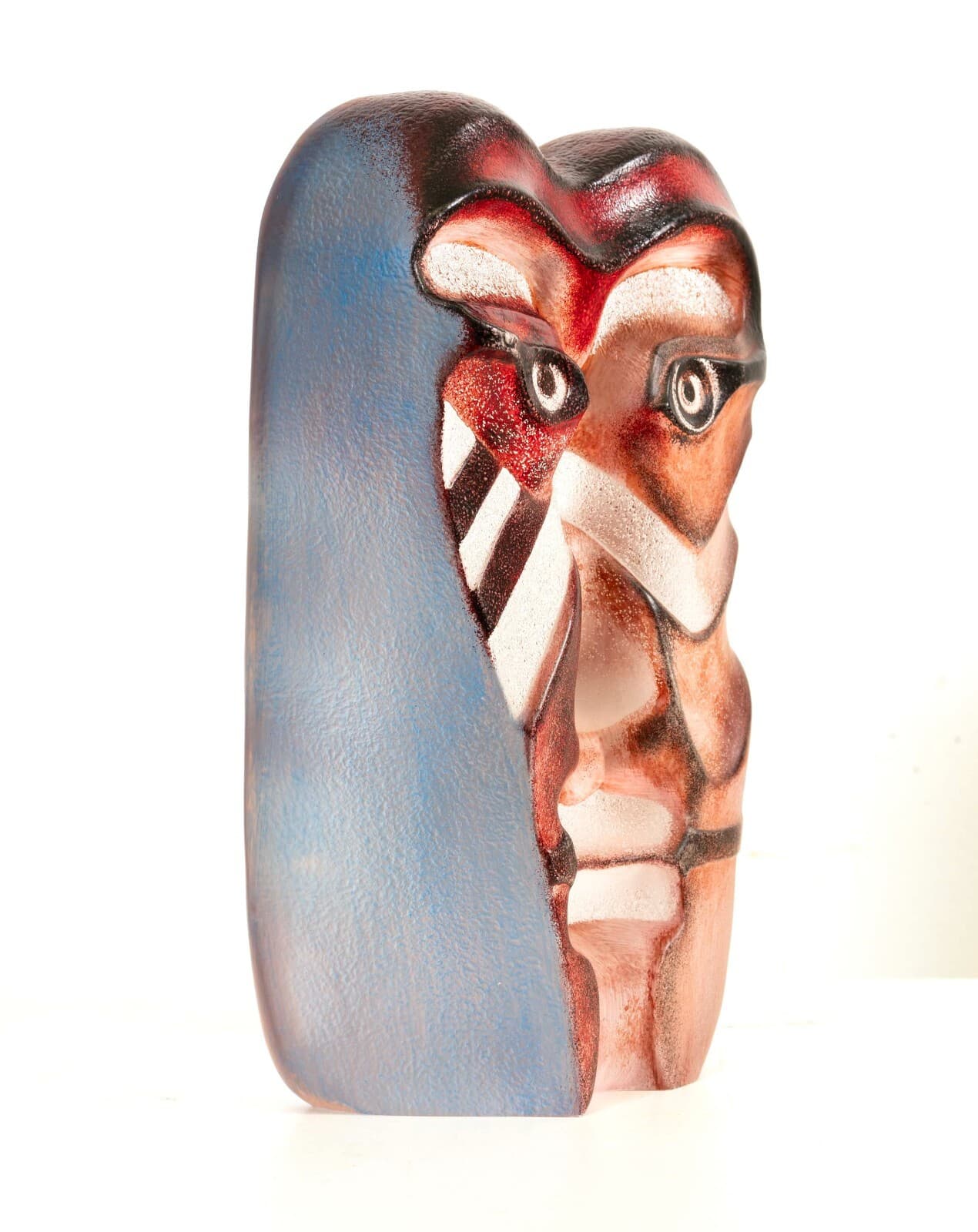 Mats Jonasson Kiwok Masqot Series Contemporary Lead Crystal Figurine Malaras Swe - Thumbnail 3