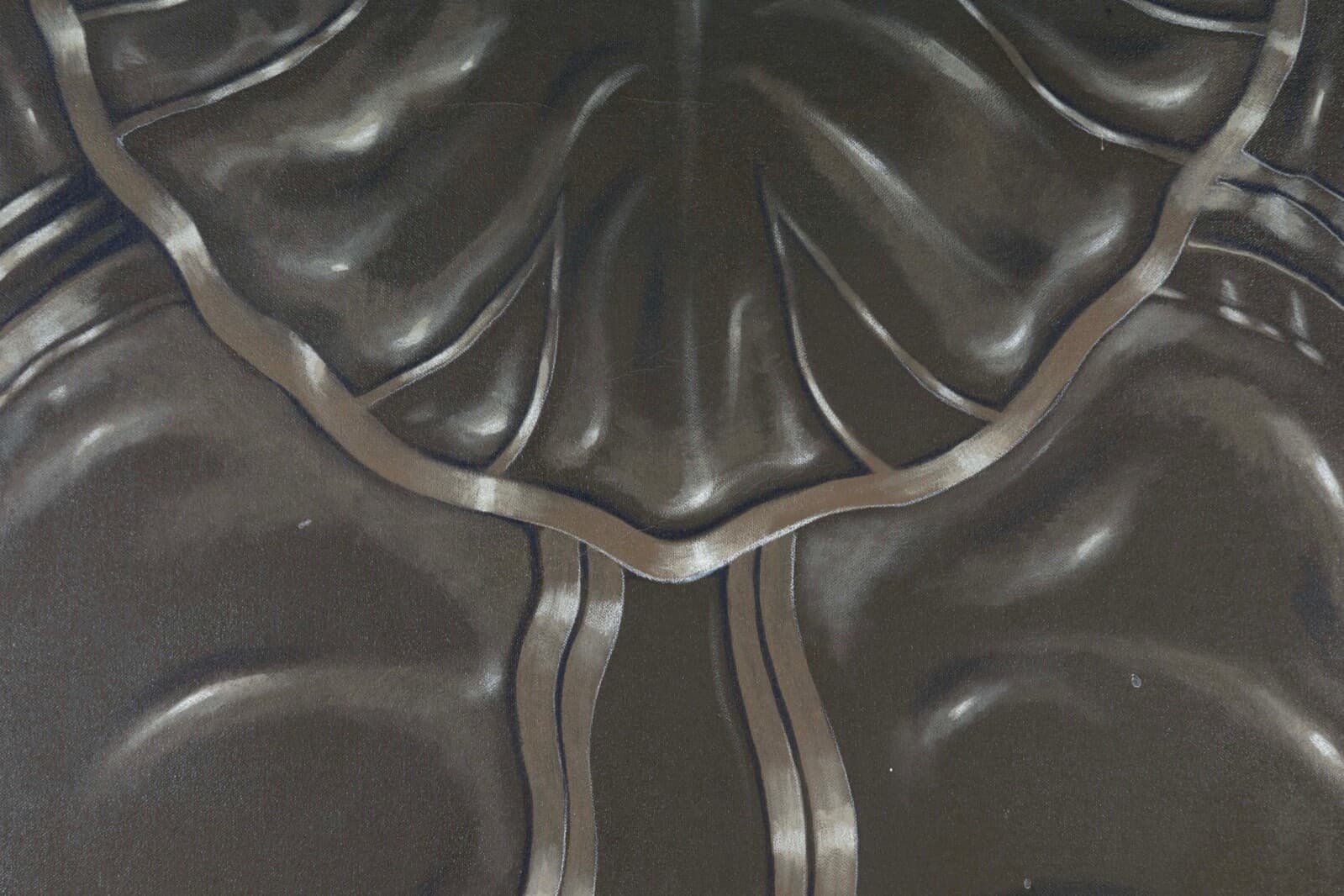 Dan Poole Deco Panel Signed 1984 Acrylic Contemporary Painting on Canvas Framed - Thumbnail 9