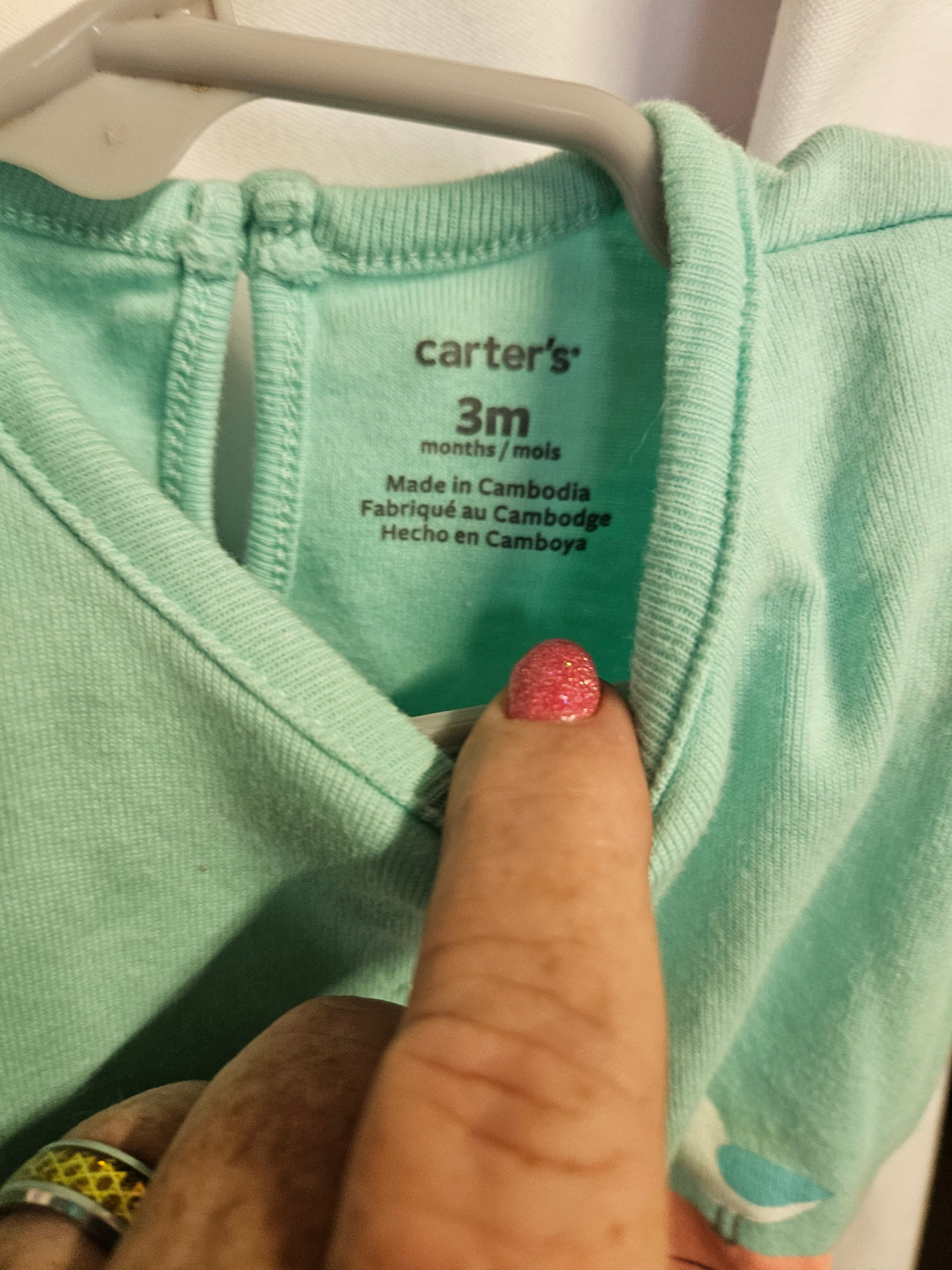 Carter's Baby Flamingo Tank Top 3M - Thumbnail 2